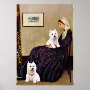 Westies 3 und 11 - Whistlers Mutter Poster