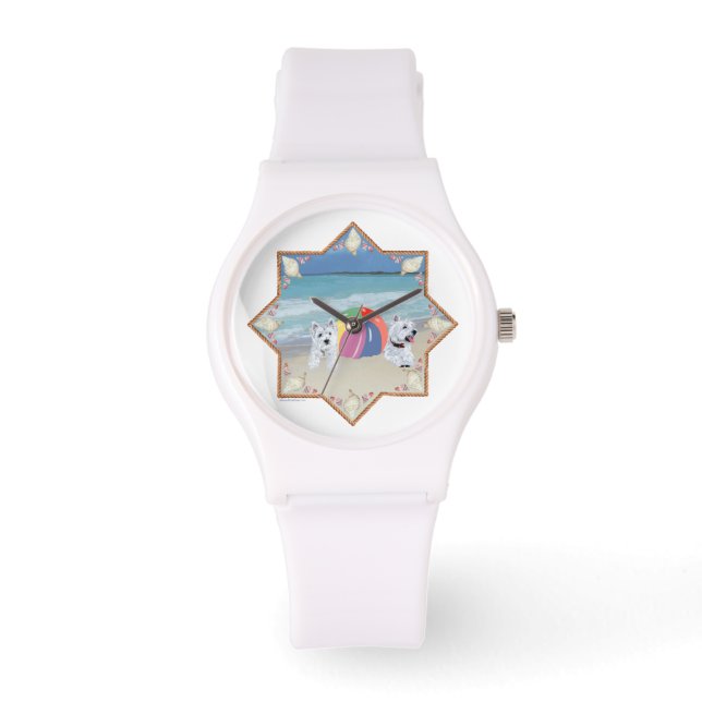 Westies Beach Armbanduhr (Vorderseite)