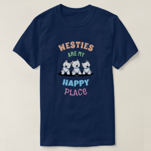 Westies HAPPY KiniArt T - Shirt