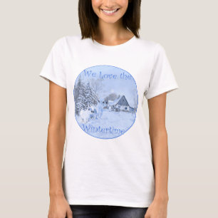 Westies lieben die Winterzeit T-Shirt