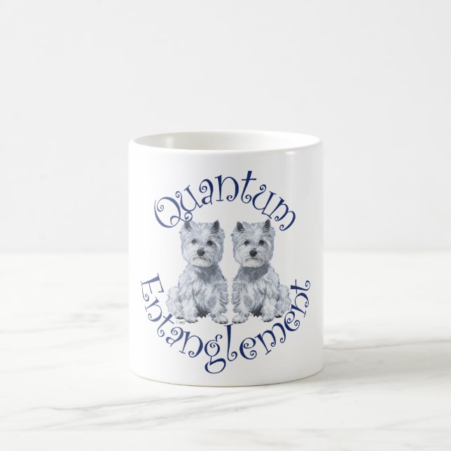 Westies Quantum Veranglement Tasse (Mittel)