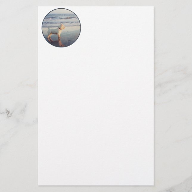 Westies und das Meer Briefpapier (Vorderseite)