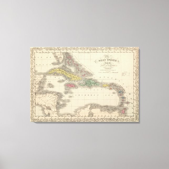 Westindien 14 leinwanddruck (Vorderseite)