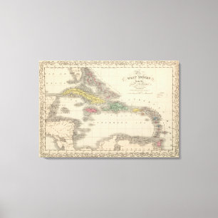 Westindien 14 leinwanddruck