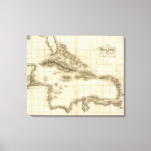 Westindien 17 leinwanddruck (Vorderseite)