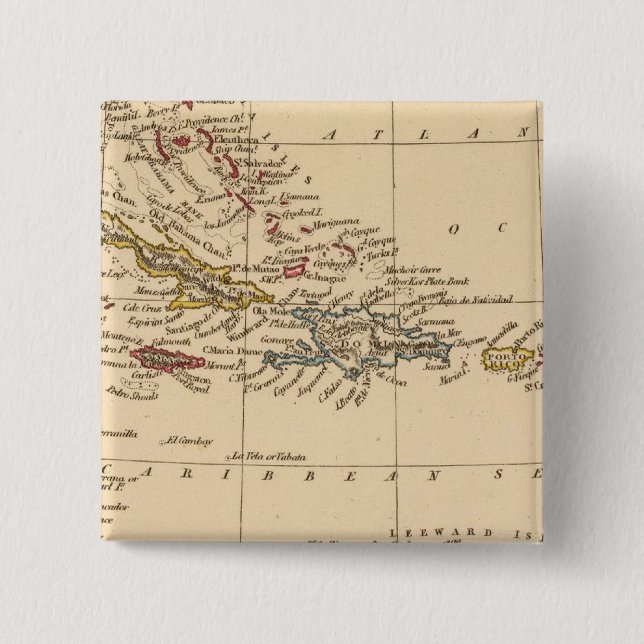 Westindien 22 button (Vorderseite)