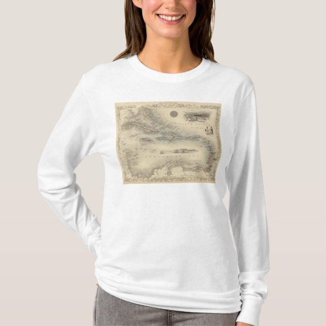 Westindien-Inseln 3 T-Shirt (Vorderseite)