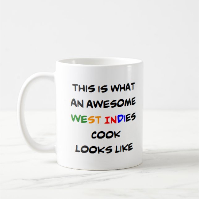 Westindien kochen, awesomr kaffeetasse (Links)