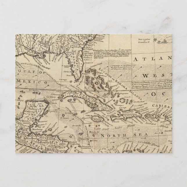 Westindische Inseln 2 Postkarte (Vorderseite)