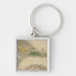 Westindische Inseln 7 Schlüsselanhänger