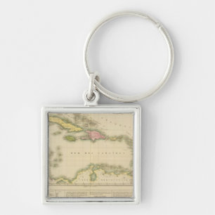 Westindische Inseln 9 Schlüsselanhänger