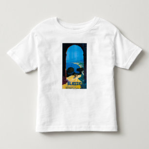 Westitalienische Riviera Reiseposter Kleinkind T-shirt
