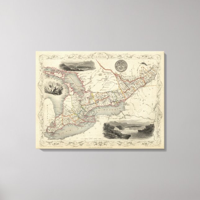 Westkanada Leinwanddruck (Vorderseite)