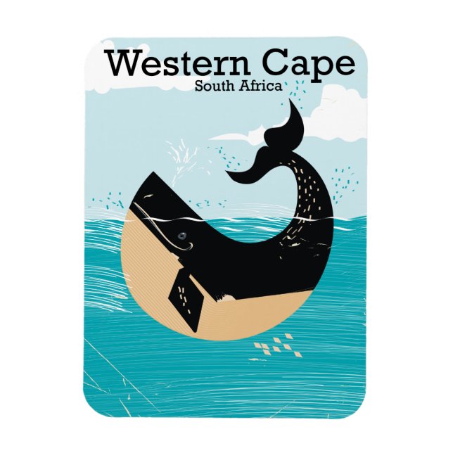 Westkap Südafrika Magnet (Vertikal)