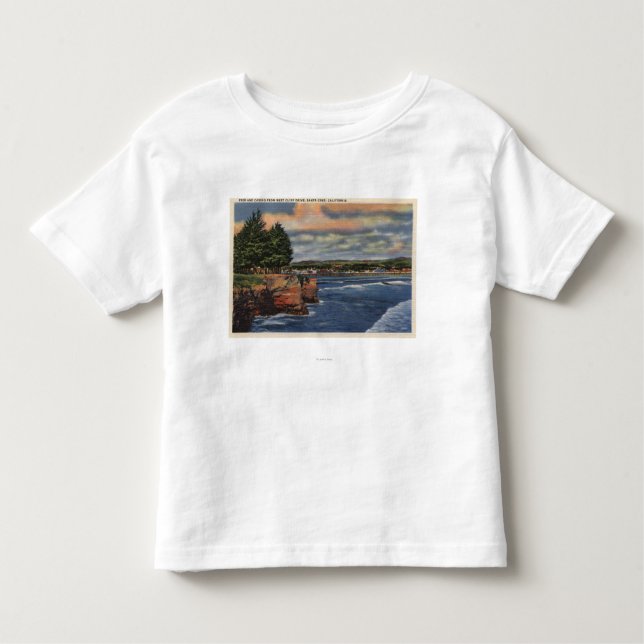 Westklippen-Antriebs-Ansicht des Piers und des Kleinkind T-shirt (Vorderseite)
