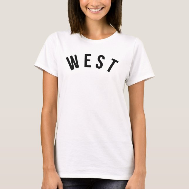 Westküste, beste Küste T-Shirt (Vorderseite)