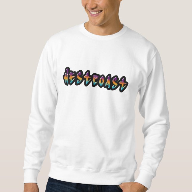 Westküste Graffiti Sweatshirt (Vorderseite)
