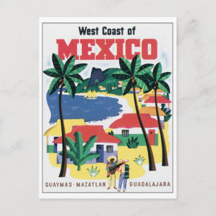 Westküste Mexikos Guaymas, Mazatlan, Guadalajar Postkarte