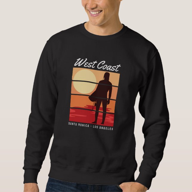 Westküste Santa Monica Sweatshirt (Vorderseite)
