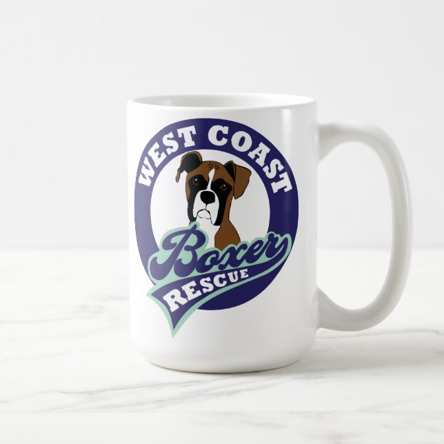 Westküsten-Boxer-Rettungs-Tasse Kaffeetasse (Rechts)