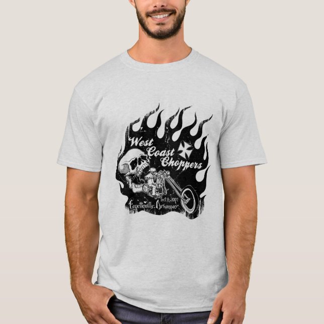 Westküsten-Chopper T-Shirt (Vorderseite)