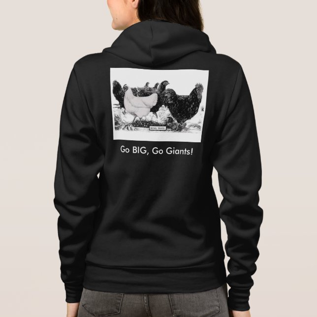 Westküsten-Jersey Giants Hoodie (Rückseite)