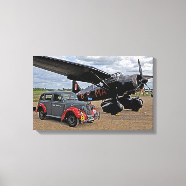 Westland Lysander Canvas Print Leinwanddruck (Vorderseite)