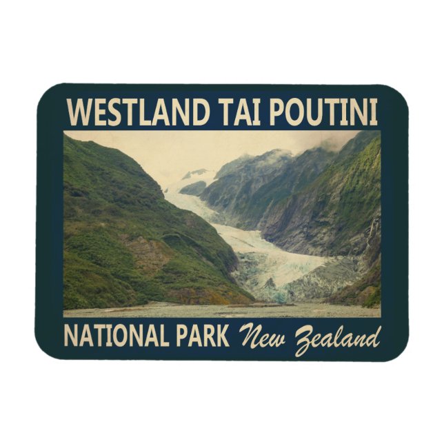 Westland Tai Poutini Nationalpark Neuseeland Magnet (Horizontal)