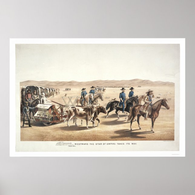 Westlich nimmt sich der Stern des Reiches seinen W Poster (Vorne)