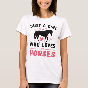 Westliche Cowgirl-Reiterin Pferdereiten Pferd T-Shirt