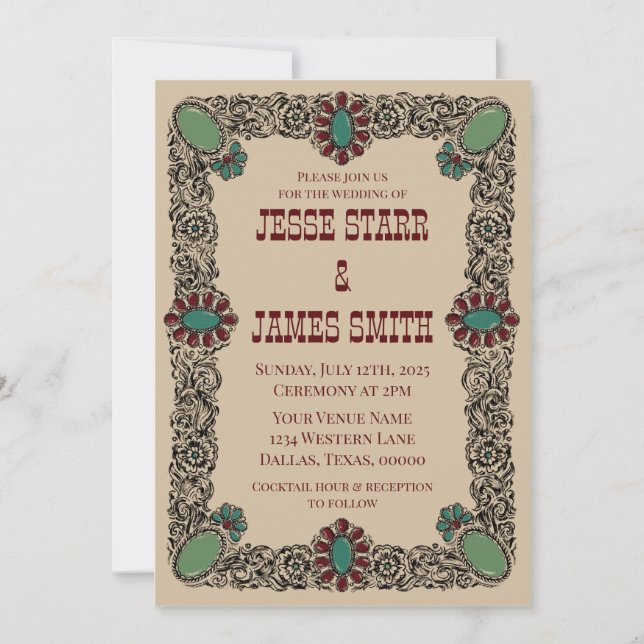 Westliche Einladung (Vorderseite)