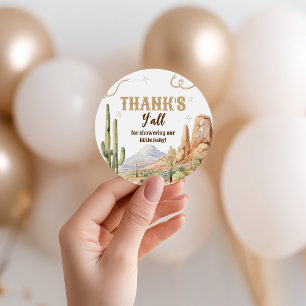 Westliche Geschenkkarte für Babyparty Geschenkanhänger