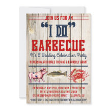 Westliche "Ich tue es" Barbecue Hochzeitsfeier Ein