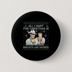 Westliche Kekse und S Weihnachtszitat Button