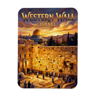 Westliche Mauer Israel Magnet