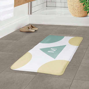 Westliche moderne geometrische Pastell-Chic Badematte
