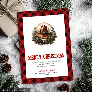 Westliche Weihnachtskarte mit Sheriff-Abzeichen-Ku Feiertagskarte