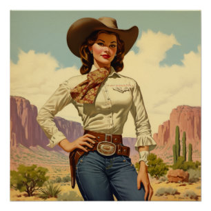 Westliche Winde der Leidenschaft: Wild-West-Geflüs Poster
