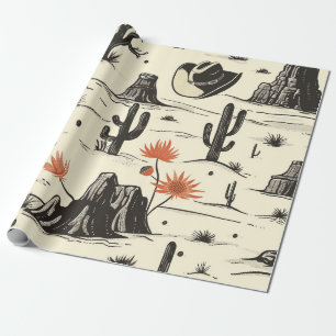 Westlicher Berg  Geschenkpapier