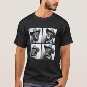 Westlicher Brauner Labrador Retriever Lustiger Cow T-Shirt