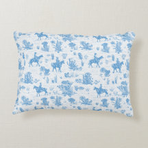 Westlicher Cowboy-Pferd-Kaktus-Wüsten-Toile