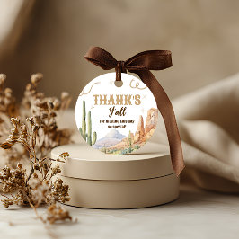 Westlicher Geburtstags-Dankeschön-Anhänger Geschenkanhänger