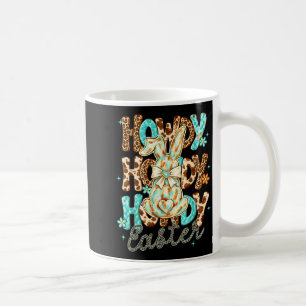 Westlicher Hallo Ostertag Cowgirl Leopard Hase Kaffeetasse