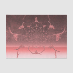 Westlicher Mädchenhafter Metallischer Rosa Textur Seidenpapier