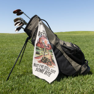 Westlicher Ruhestands-Humor Klapperschlangenbiss Golfhandtuch
