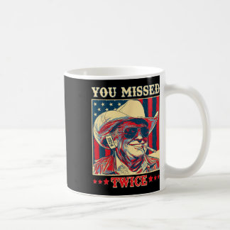 Westlicher Trump-Cowboy, den du zweimal verfehlt h Kaffeetasse