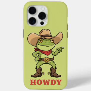 Westlicher Yeehaw Frosch Howdy Frosch Lustiges Cow Case-Mate iPhone Hülle