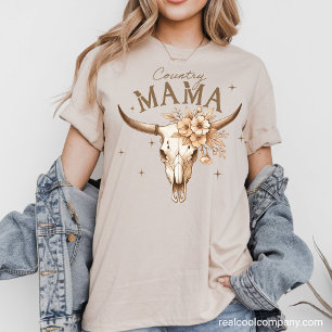 Westliches Grafik T-Shirt - Country Mama Tri-Blend Shirt