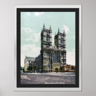 Westminster Abbey 1900er Poster