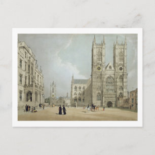 Westminster Abbey and Hospital von "London As It Postkarte